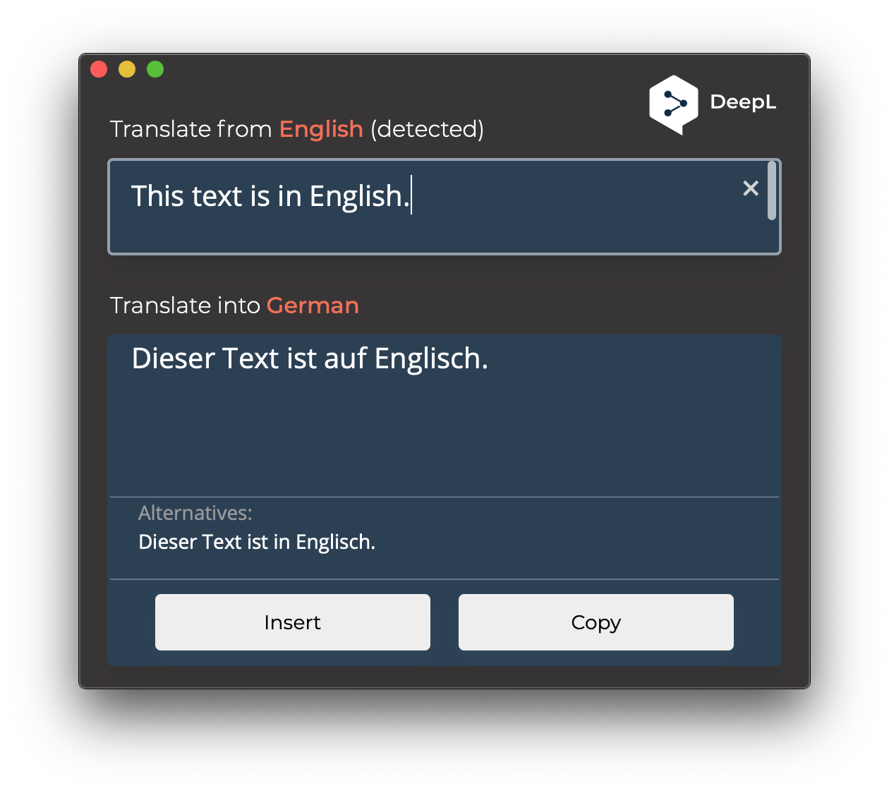 KI Übersetzer DeepL jetzt als Mac App ⌚️ 🖥 📱 mac&egg