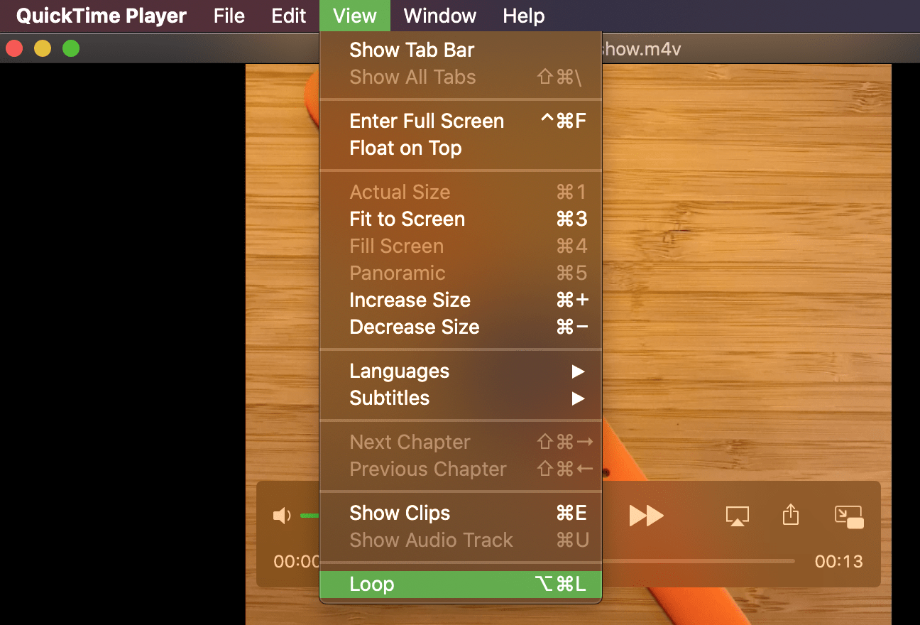 Wie Video auf dem Mac in Dauerschleife abspielen (iTunes, Apple TV) ⌚️