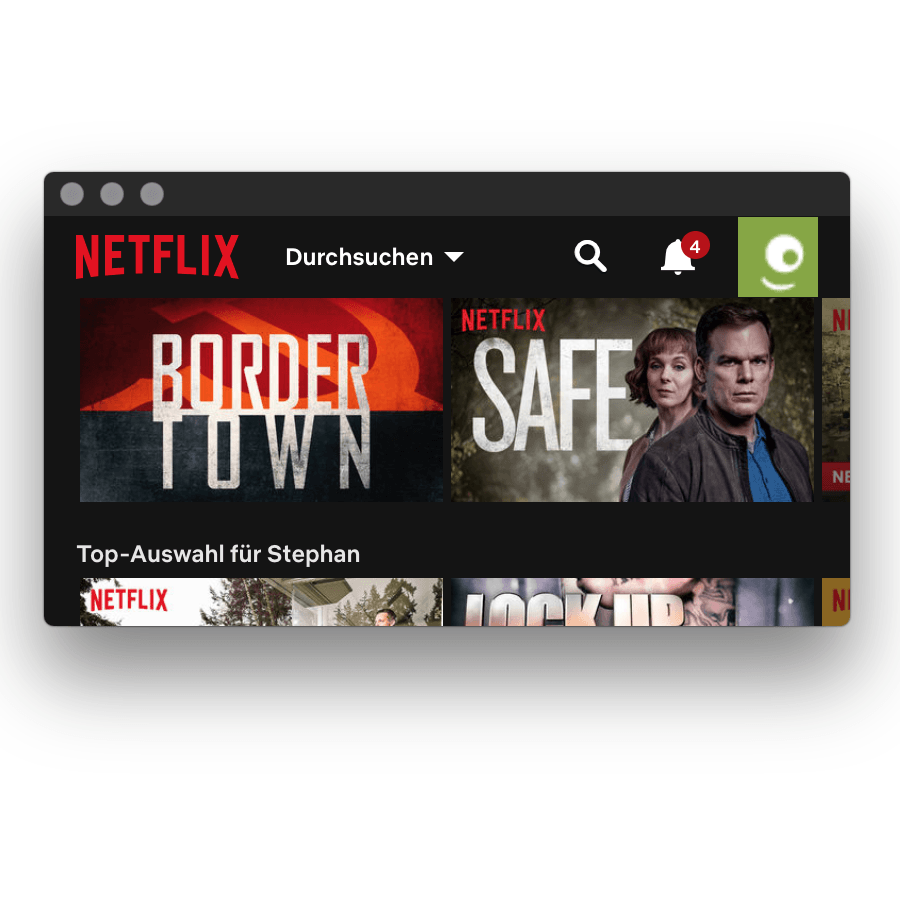 There is one for the Mac Netflix App for macOS! mac&egg
