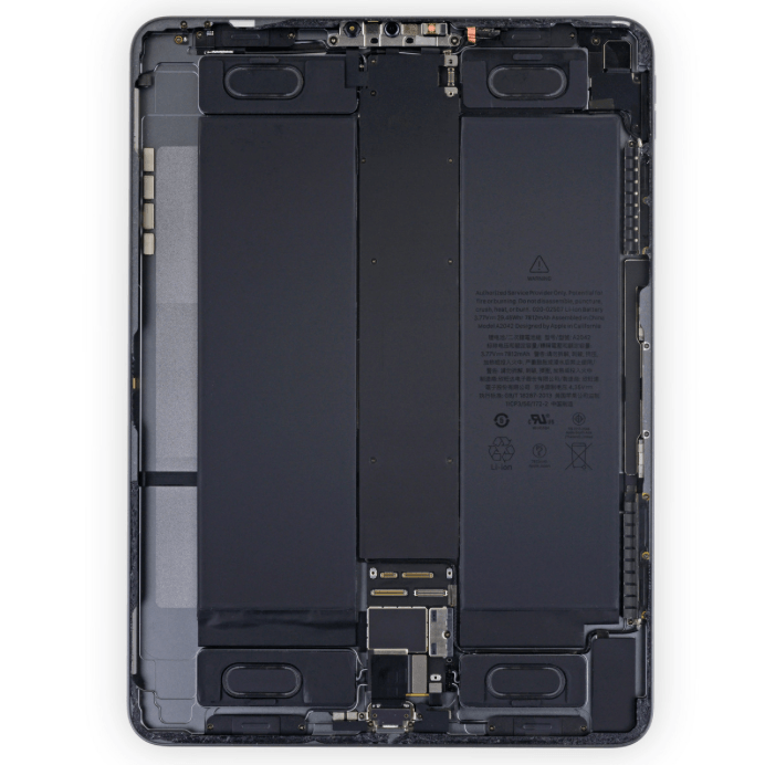 ifixit makes a teardown of the iPad Pro 11" mac&egg