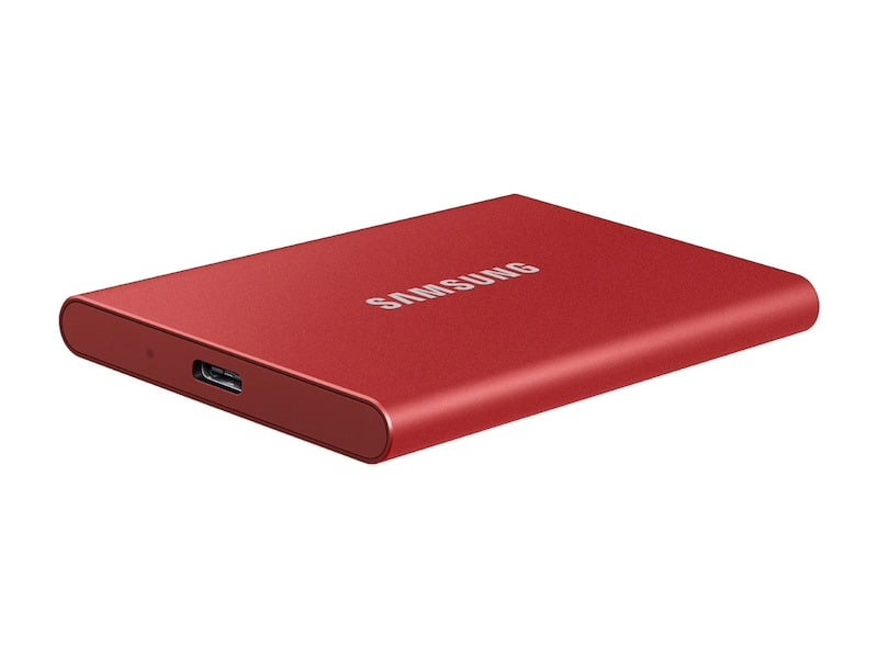 Portable Samsung T7 SSD with up to 1.050 MB/s mac&egg