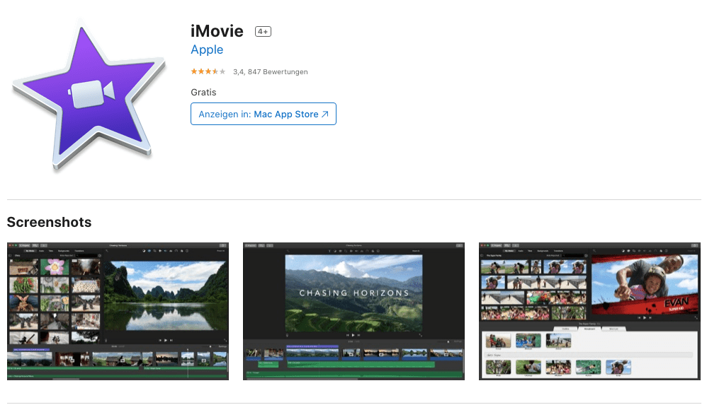 iMovie for iOS and macOS with new filters mac&egg