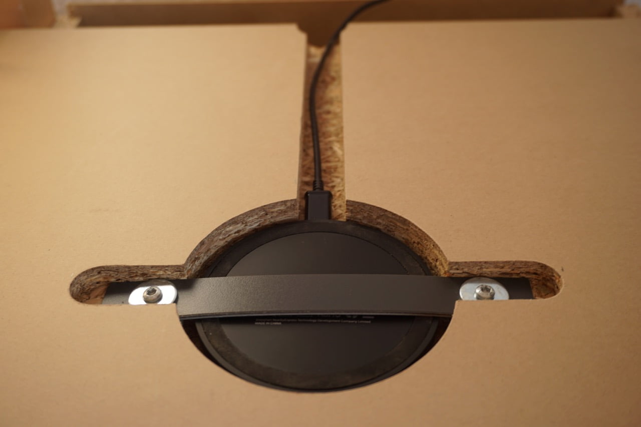 Ikea Hack Qi charger for iPhone X invisible in nightstand ⌚️ 🖥 📱 mac&egg