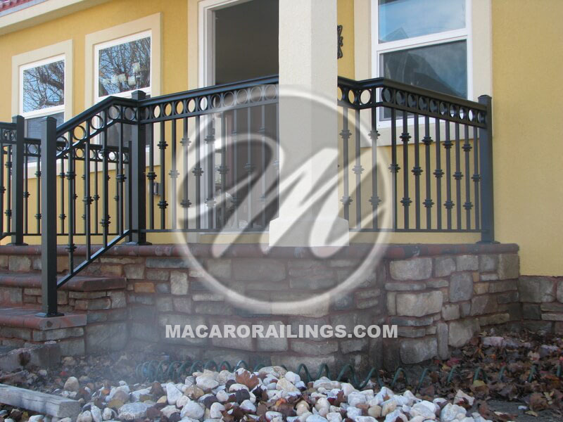 R1 WITH RINGS AND ALT COLLARS Iron & Aluminum Railings, Manville NJ