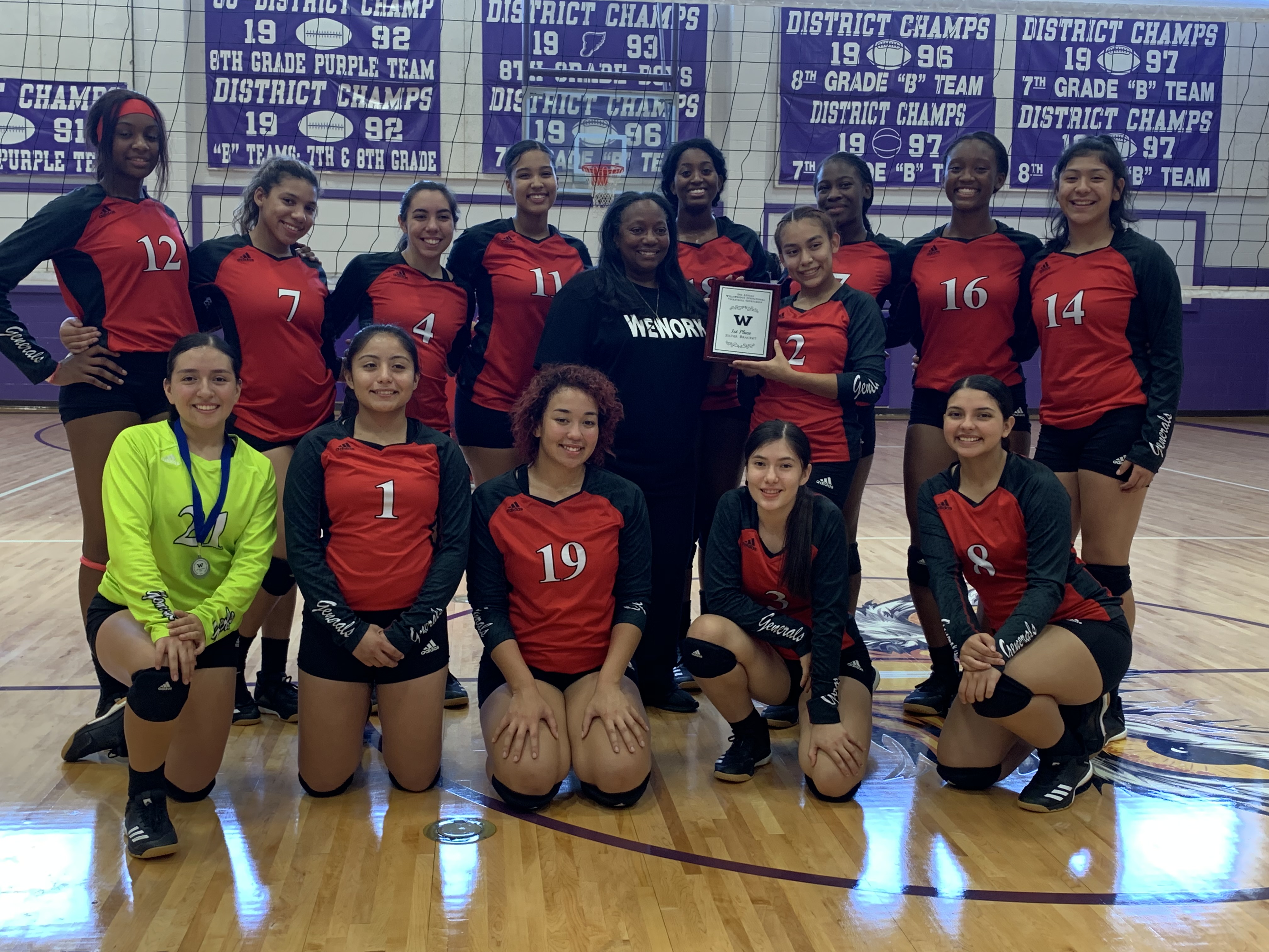 MacArthur Lady Generals took first place MacArthur High School