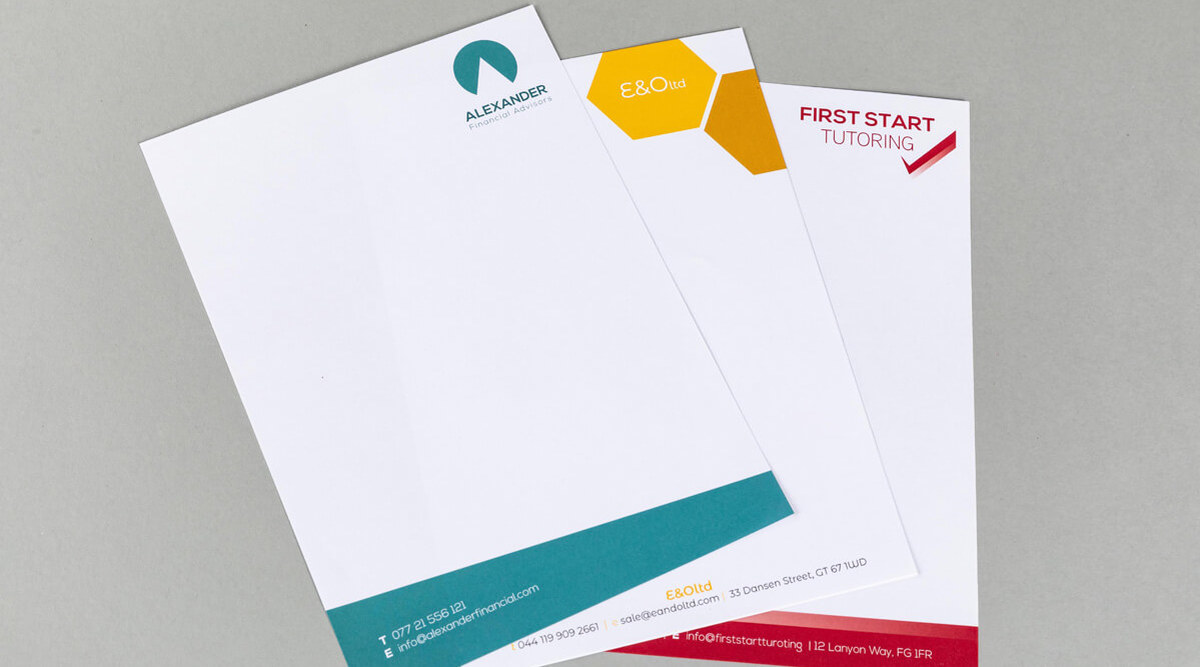 Letterhead Printing in Qatar (Lowest Price)