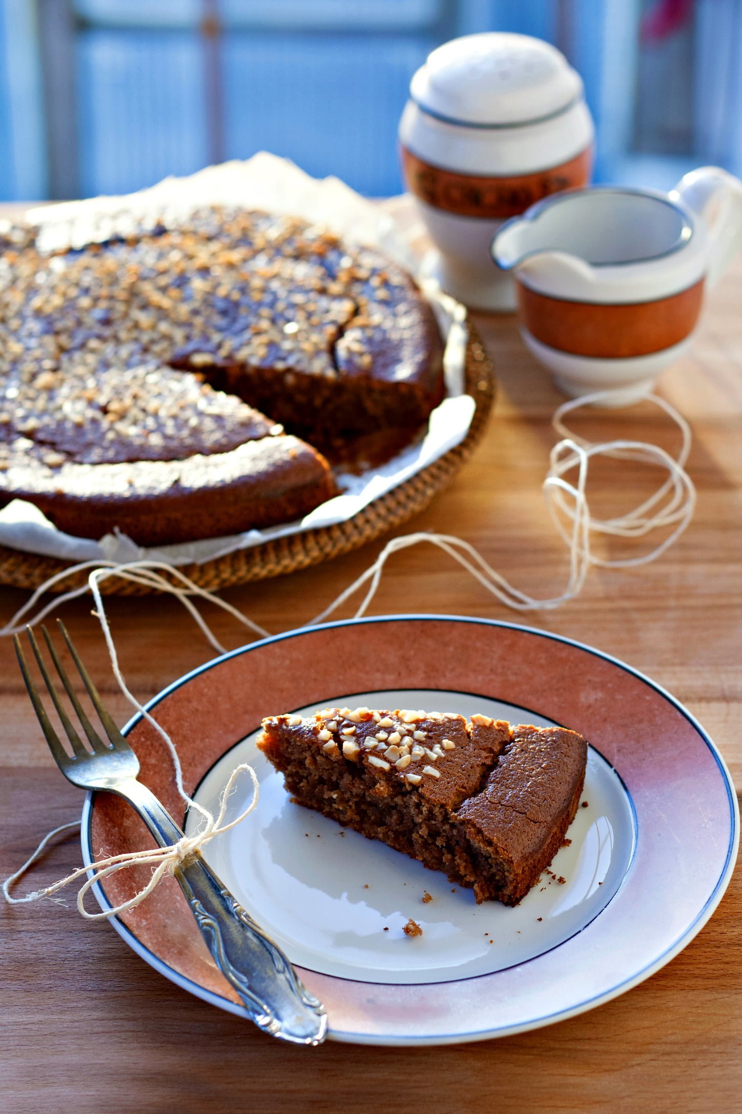 Torta con farina di castagne e mandorle Maccaroni Reflex