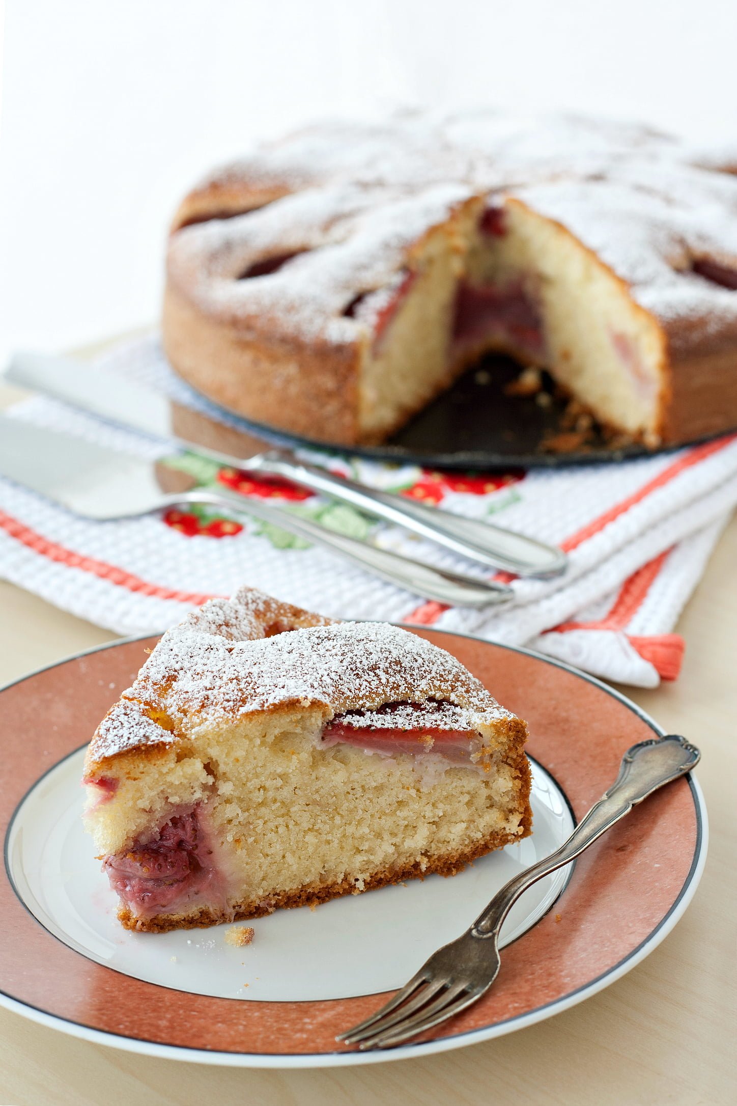 Torta Semplice Di Fragole E Yogurt Maccaroni Reflex