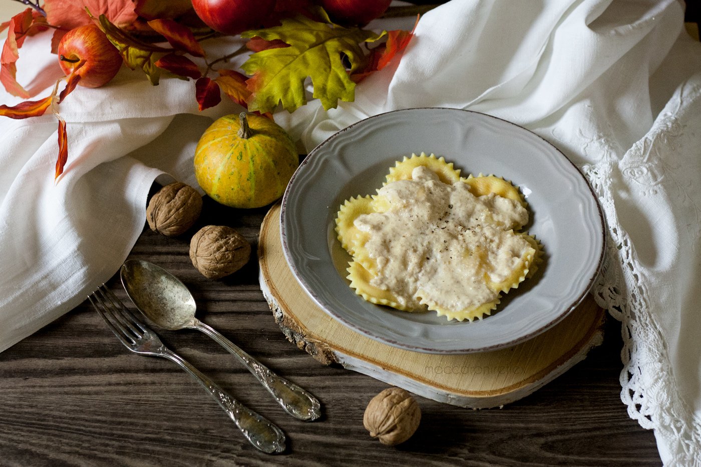 Ravioli Zucca E Tartufo Condimento