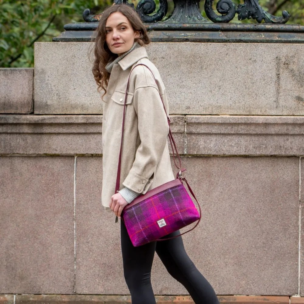 LARGE SHOULDER BAG Harris Tweed Shoulder Bag Maccessori