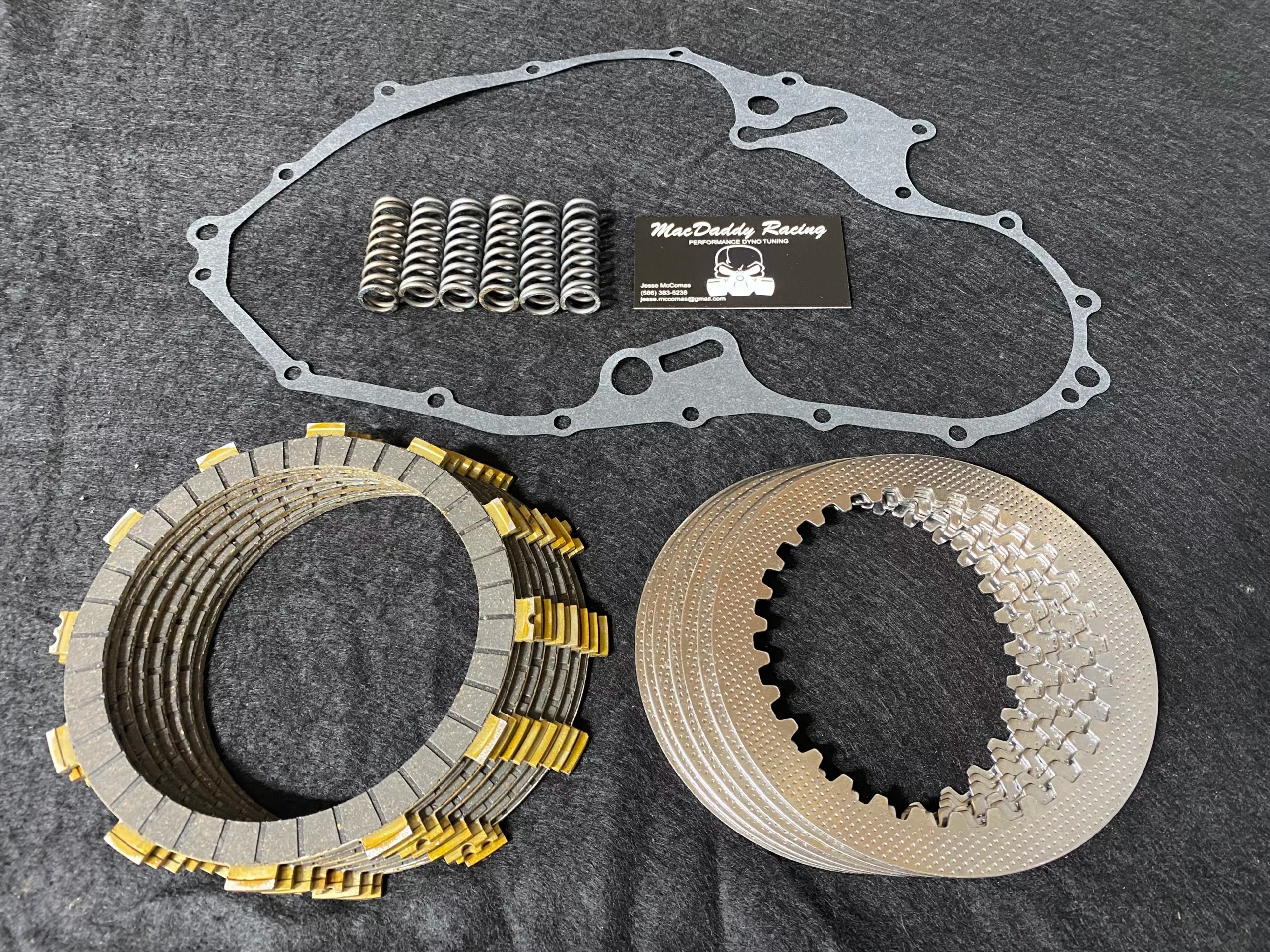Raptor Full Size Fibers Clutch Kit with Gasket MacDaddy Racing