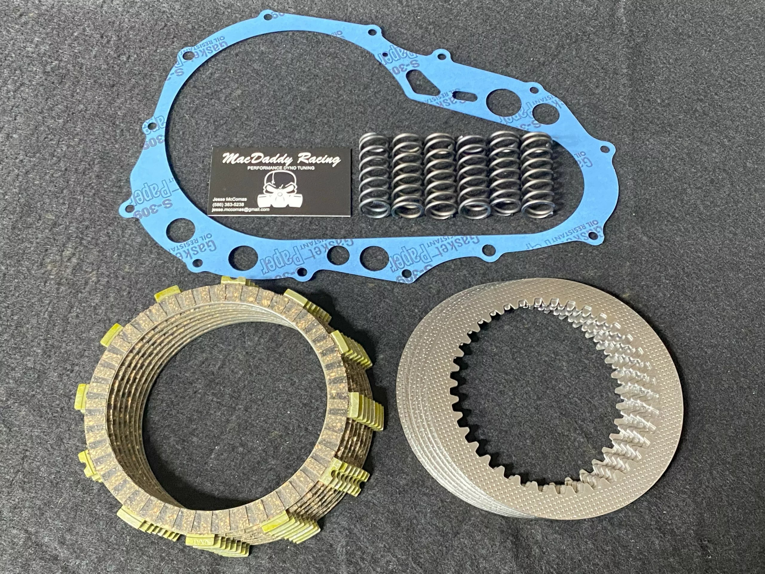 LTZ400 Full Size Fibers Clutch Kit with Gasket MacDaddy Racing