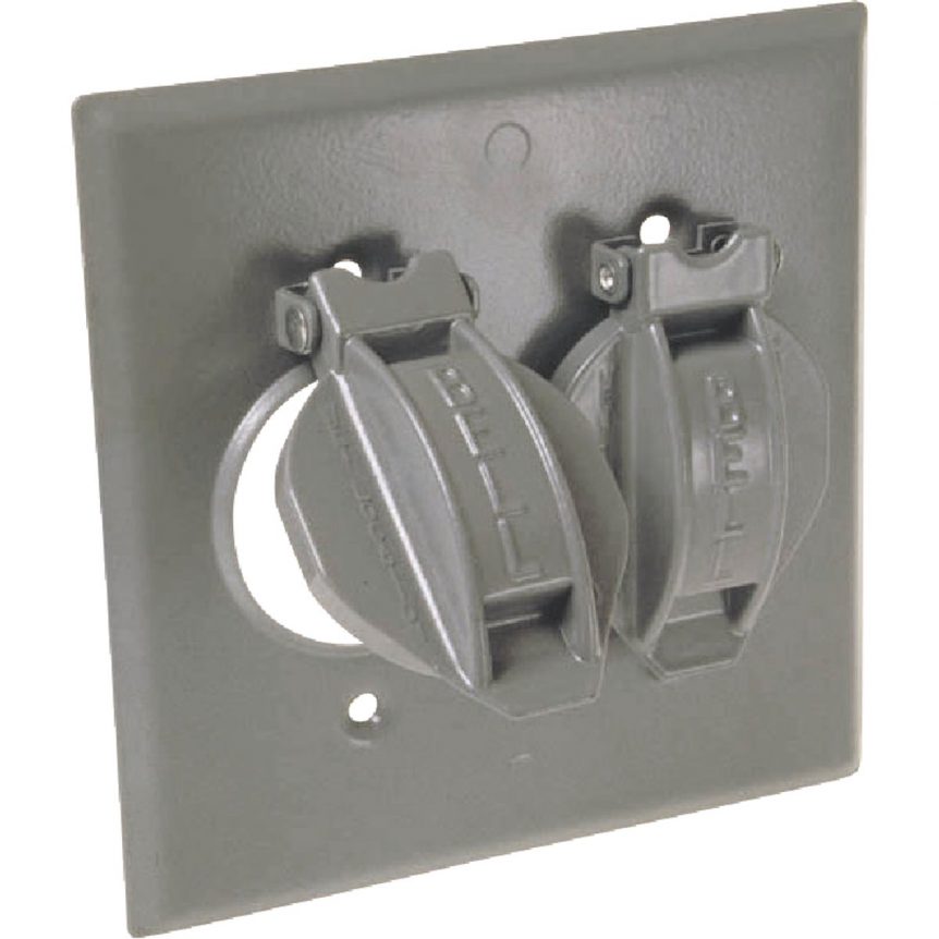 Hubbell Weatherproof Outdoor Outlet Cover MacDonald Industrial Supply