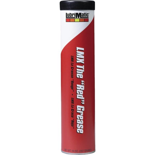LubriMatic LMX Red Grease 14 Oz. 11390 MacDonald Industrial Supply