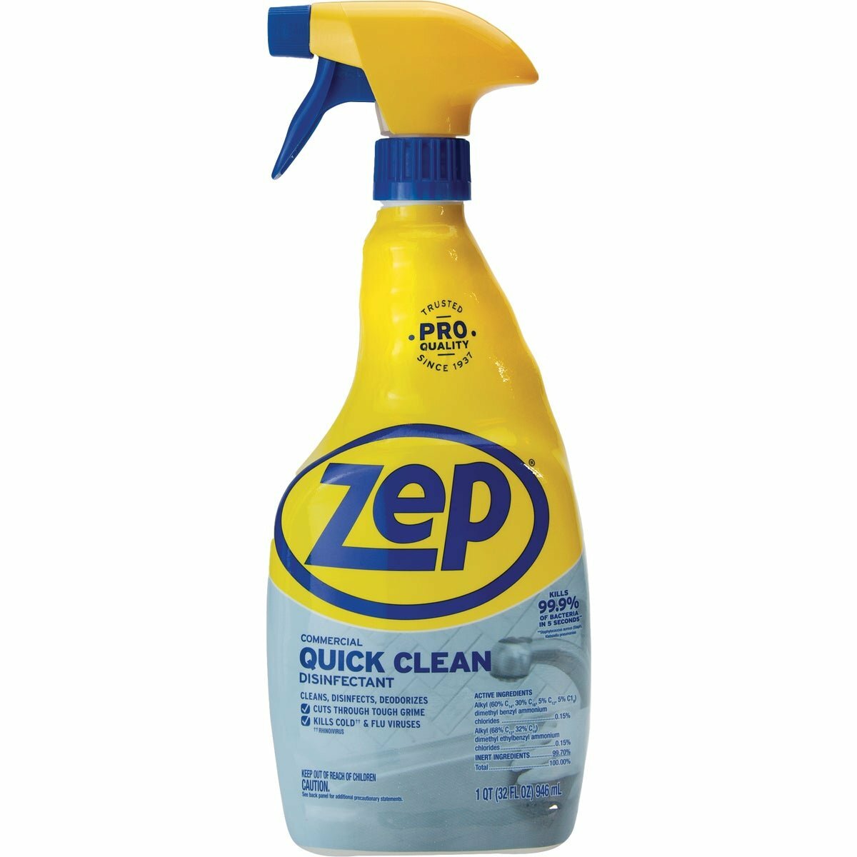 Zep Commercial Quick Clean Disinfectant Cleaner 32 Oz. MacDonald