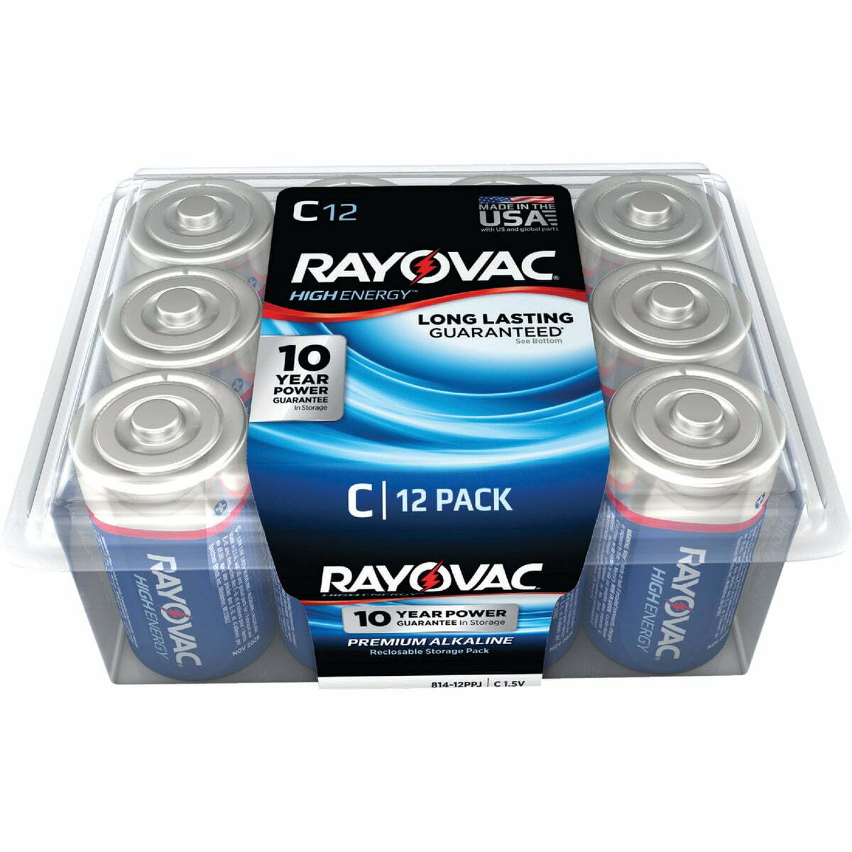 C Rayovac Alkaline Battery 12 Pack 81412PPK MacDonald Industrial Supply
