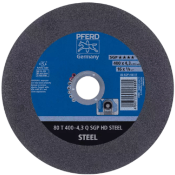 16"x1/8"x1" Type 1 Pferd CutOff Wheel 66004 MacDonald Industrial Supply