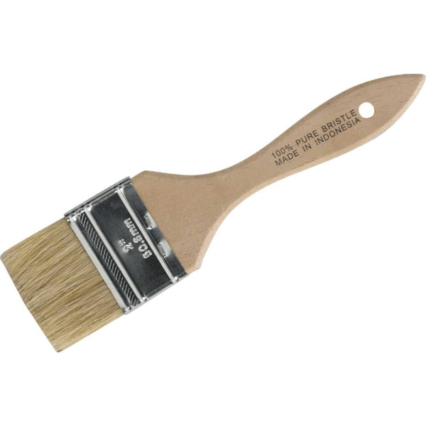 3" 774754 Natural White Hog Bristle Chip Paint Brush MacDonald