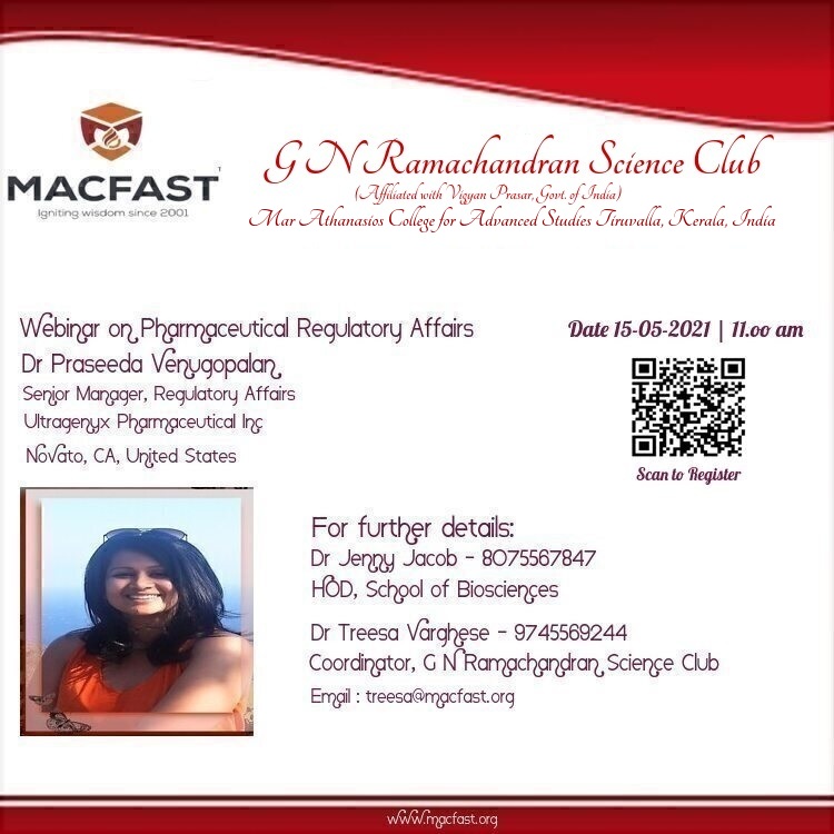 inar on “Pharmaceutical Regulatory Affairs" MACFAST