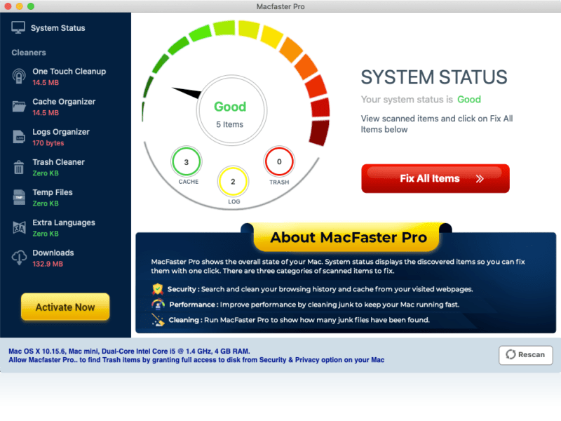 Best Mac Cleaner and Optimization App for Mac Macfaster Pro