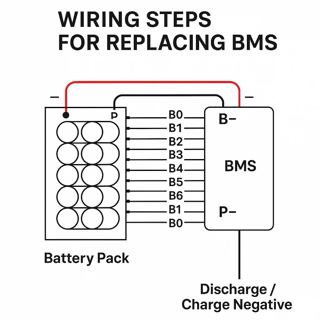 How to Replace the BMS on a 36V Li-ion E-Bike Battery – Step-by-Step