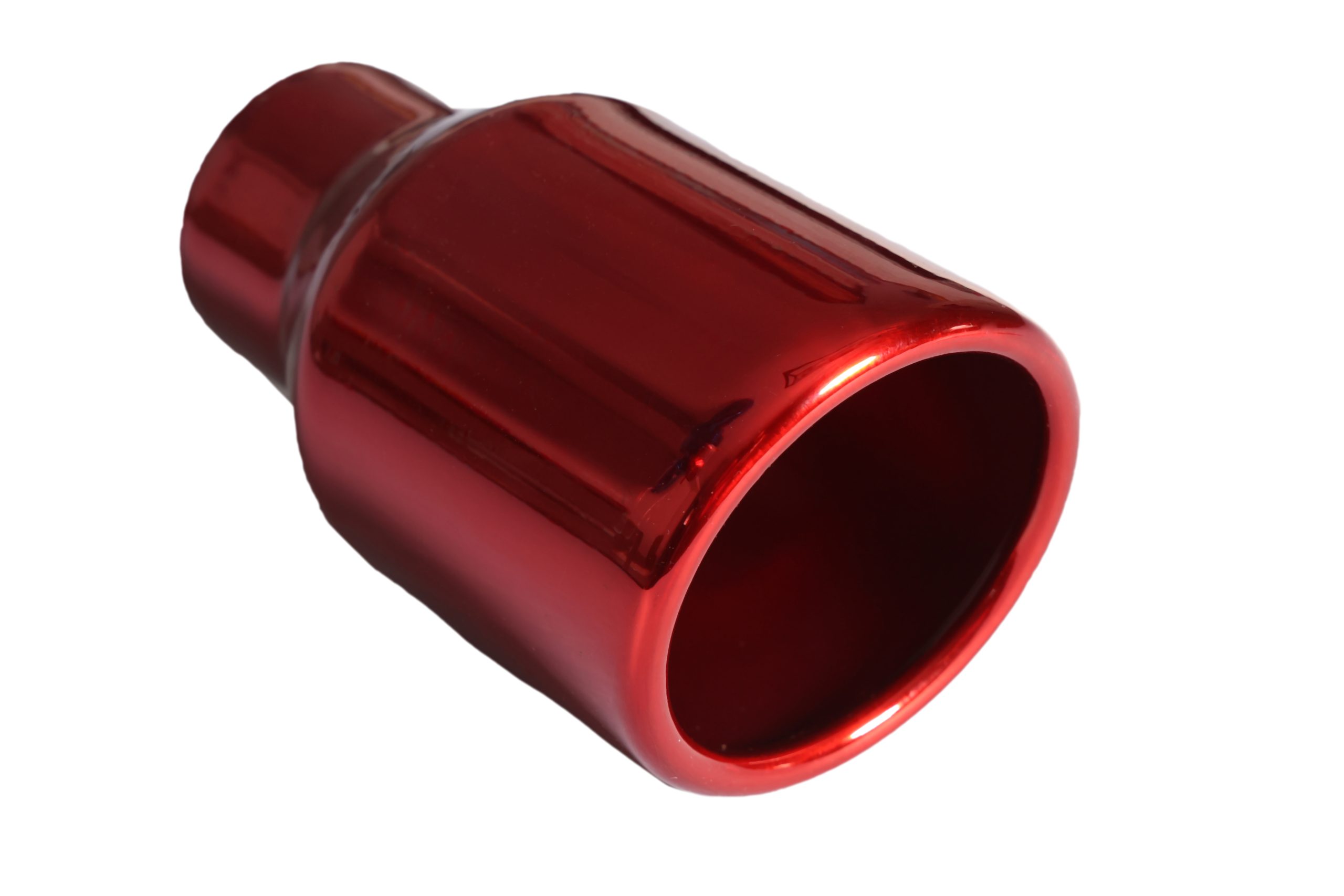 Powder Coat Red Exhaust Tip Mach Speed Auto Accessories