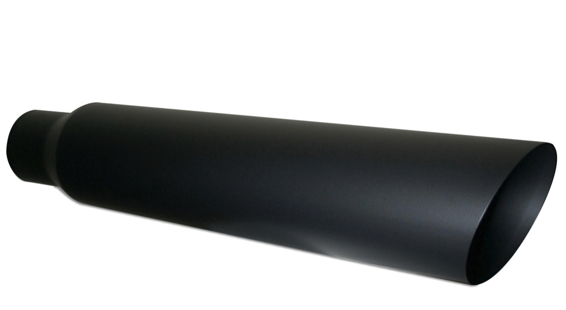 Matte Black Powder Coat Exhaust Tip T246MB Mach Speed Auto Parts