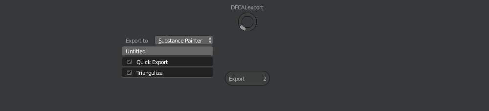 Export Targets DECALmachine