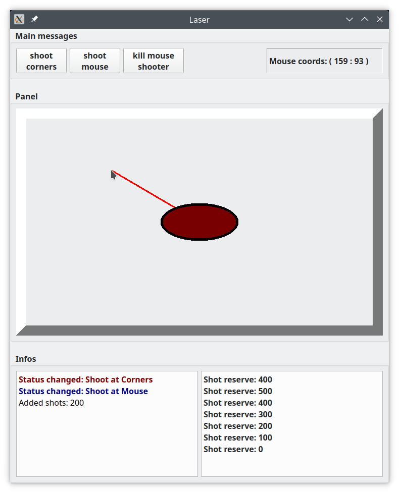 Using PyQt with QtAgg in Jupyterlab I a first simple example