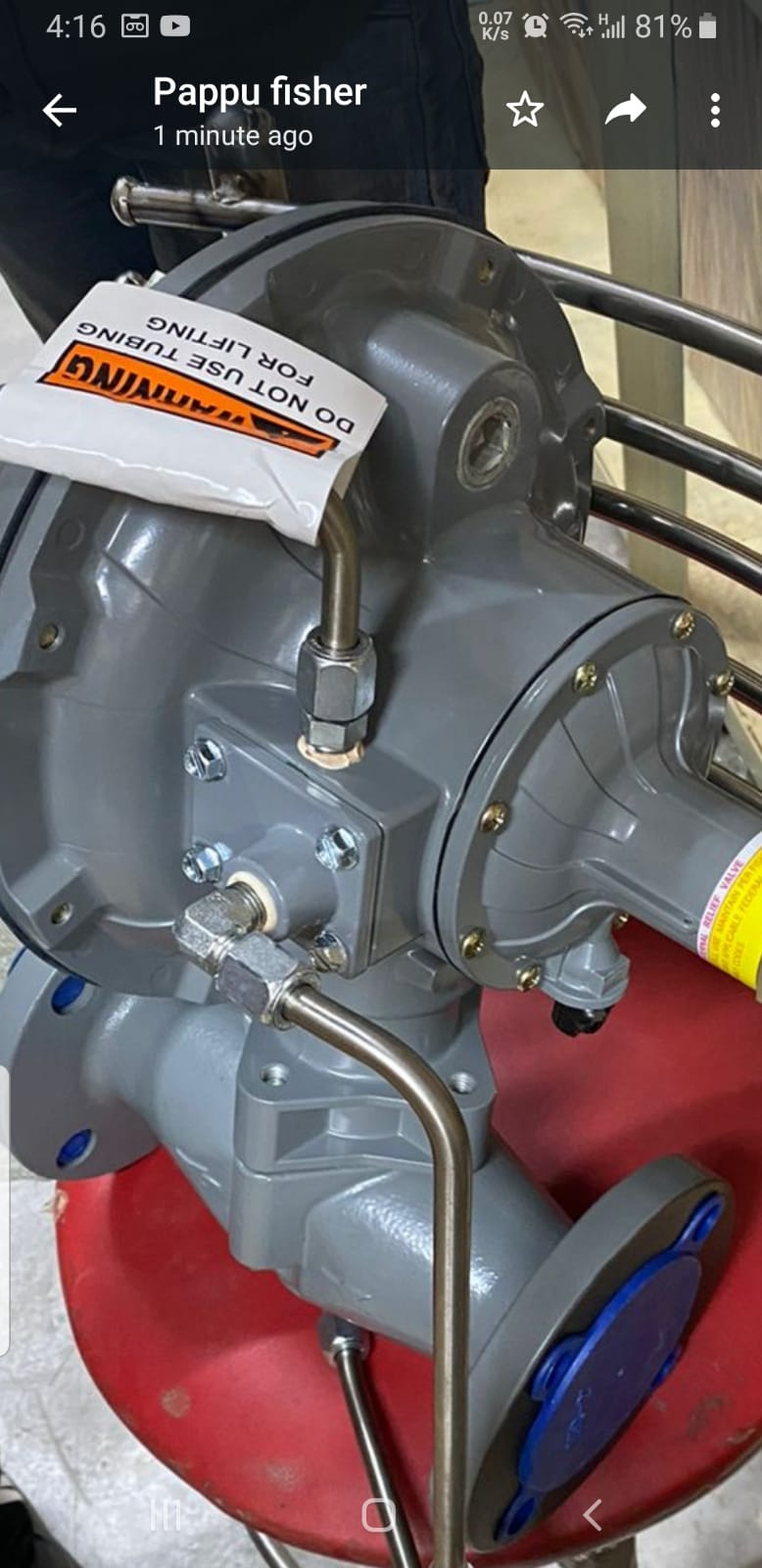 LPG Type Fisher High Pressure gas regulator 2" Machine and Tools BD