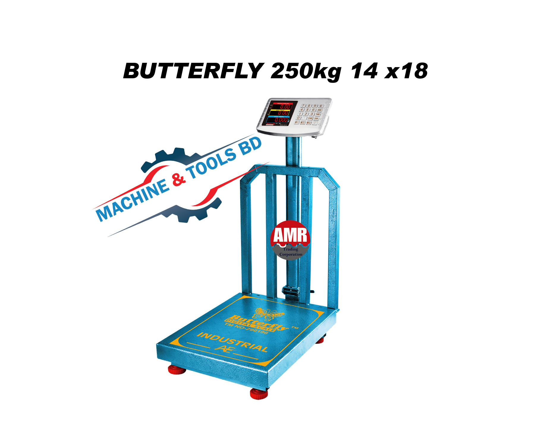 BUTTERFLY 250kg 14″x18″ Digital Weight Scale Machine and Tools BD