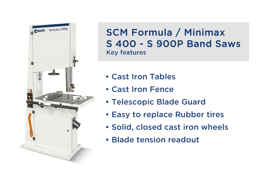 Guide to SCM Minimax Band Saws Machine Atlas