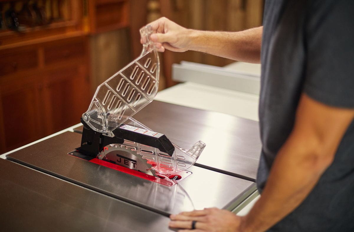 JET Table Saw Guide Deluxe Xacta vs II Machine Atlas