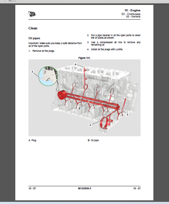 JCB 52560 SERVICE MANUAL Machine Catalogic