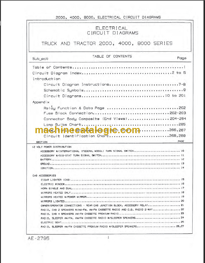 NAVISTAR CTS-5122S SERVICE MANUAL – Machine Catalogic
