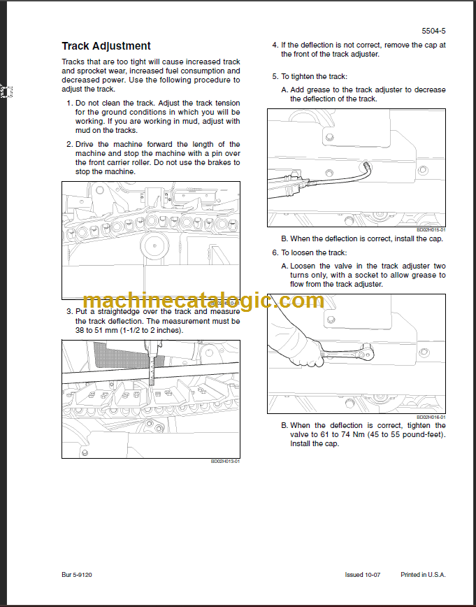 D150B REPAIR MANUAL – Machine Catalogic