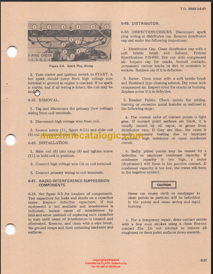 CLARK TRACTOR TECHNICAL MANUAL Machine Catalogic