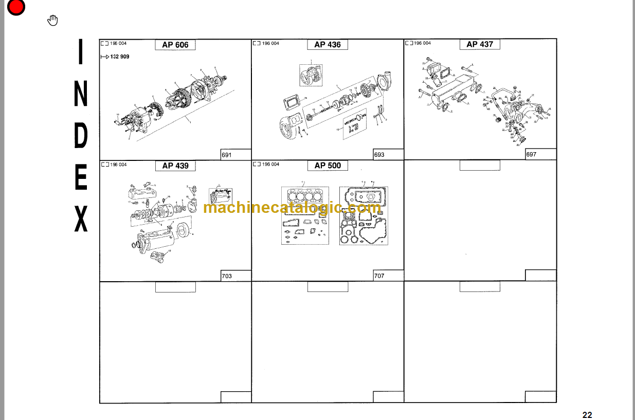 MANITOU MA 470 PARTS MANUAL – Machine Catalogic