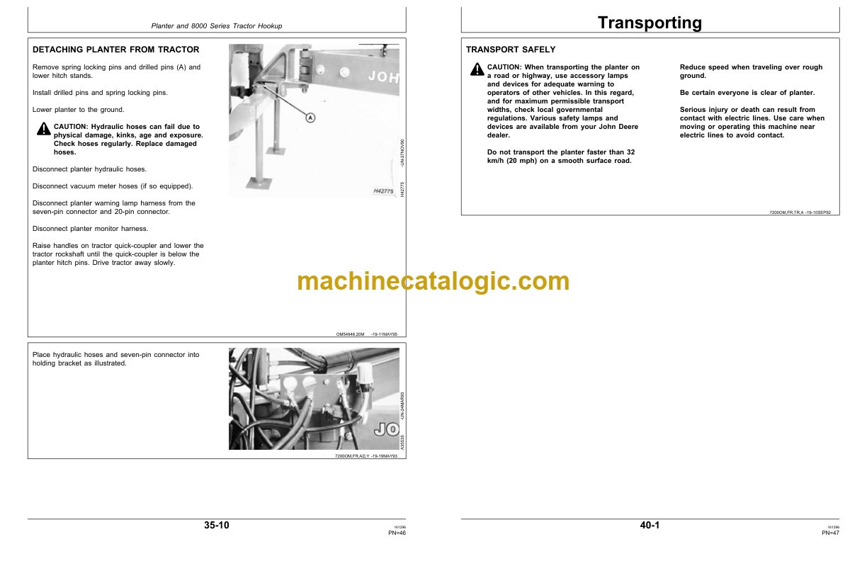 John Deere 7200 FrontFold MaxEmerge2 Drawn Conservation Planter, 12RN