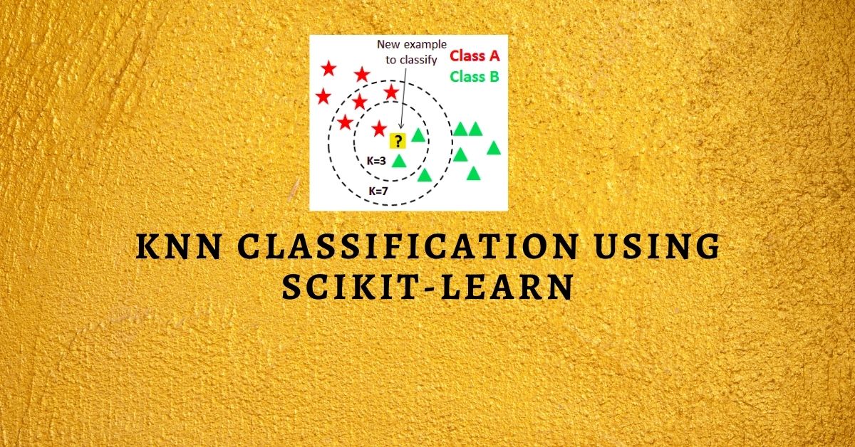 KNN Classification using Scikitlearn