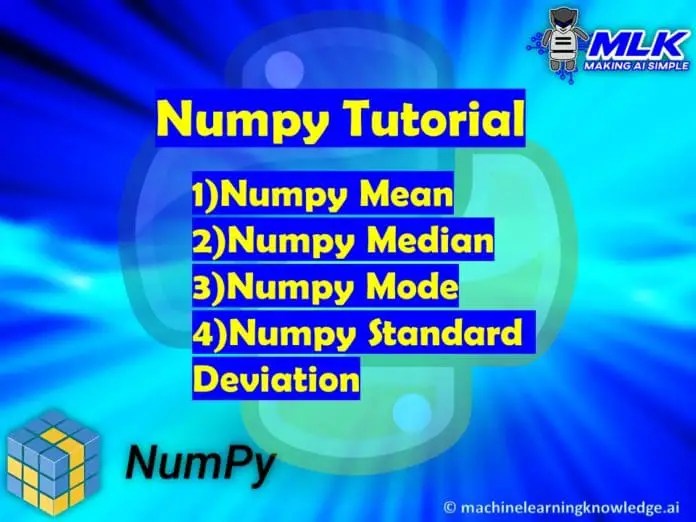 Tutorial Numpy Mean, Numpy Median, Numpy Mode, Numpy Standard