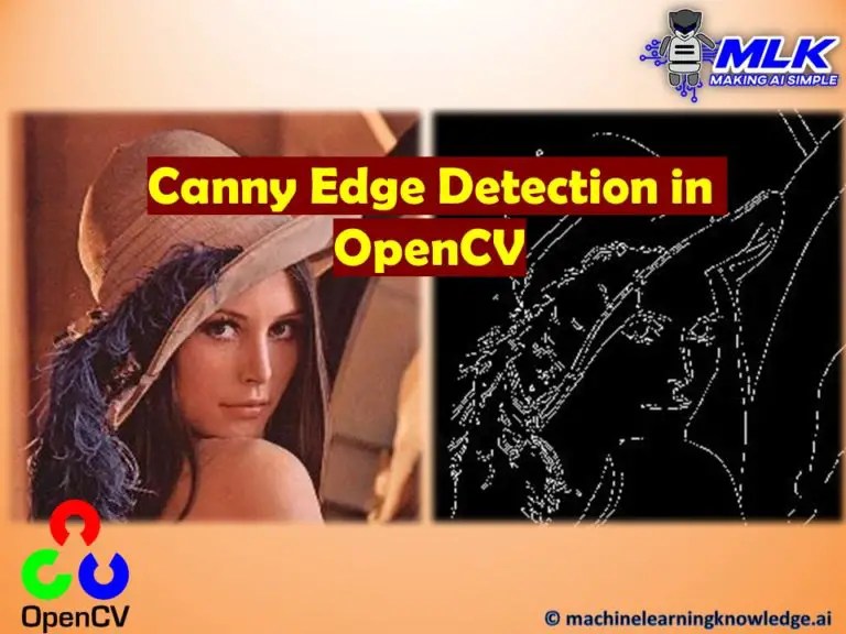 Learn Canny Edge Detection with OpenCV canny() function MLK Machine