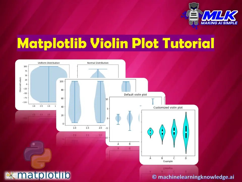 Matplotlib Violin Plot Tutorial for Beginners MLK Machine