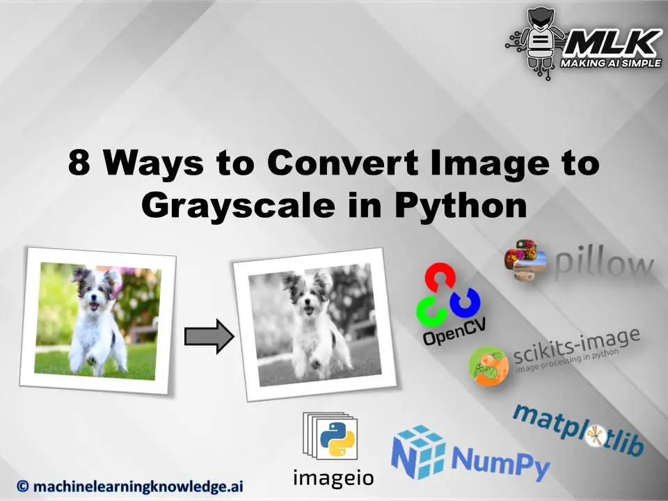 8 Ways to Convert Image to Grayscale in Python using Skimage, Pillow