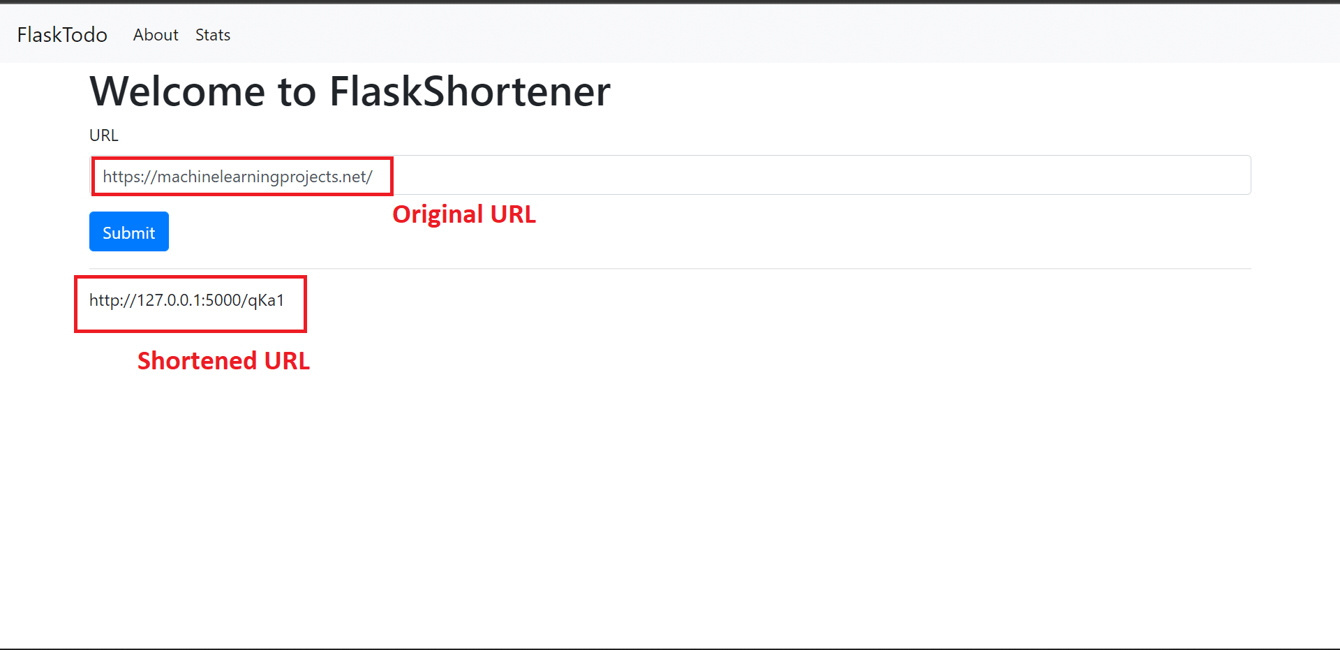 URL Shortener Using Flask With Source Code 2024 Machine Learning