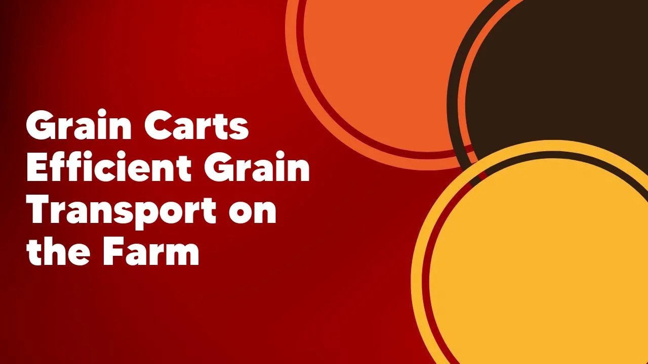 Grain Carts Efficient Grain Transport on the Farm