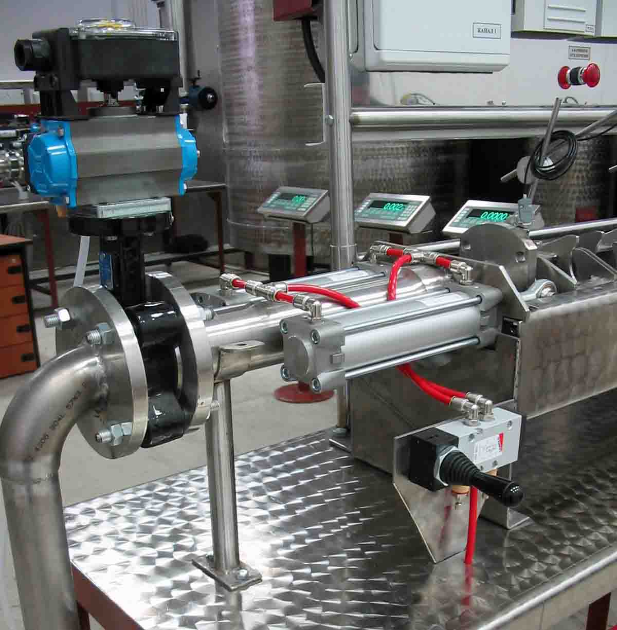 Flow Meters Calibration Test Bench of high accuracy