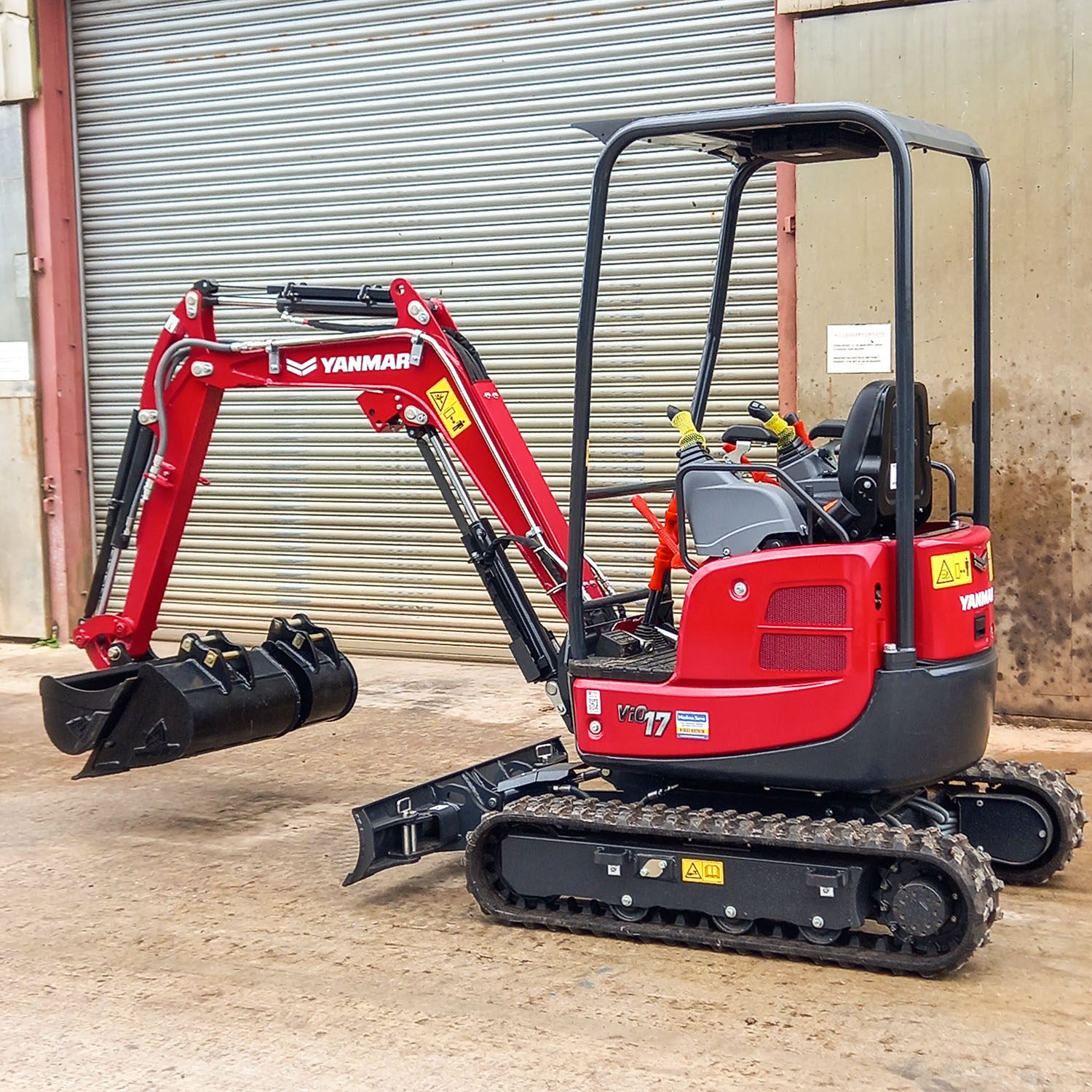 Yanmar Vio17 Mini Excavator Machine Serve