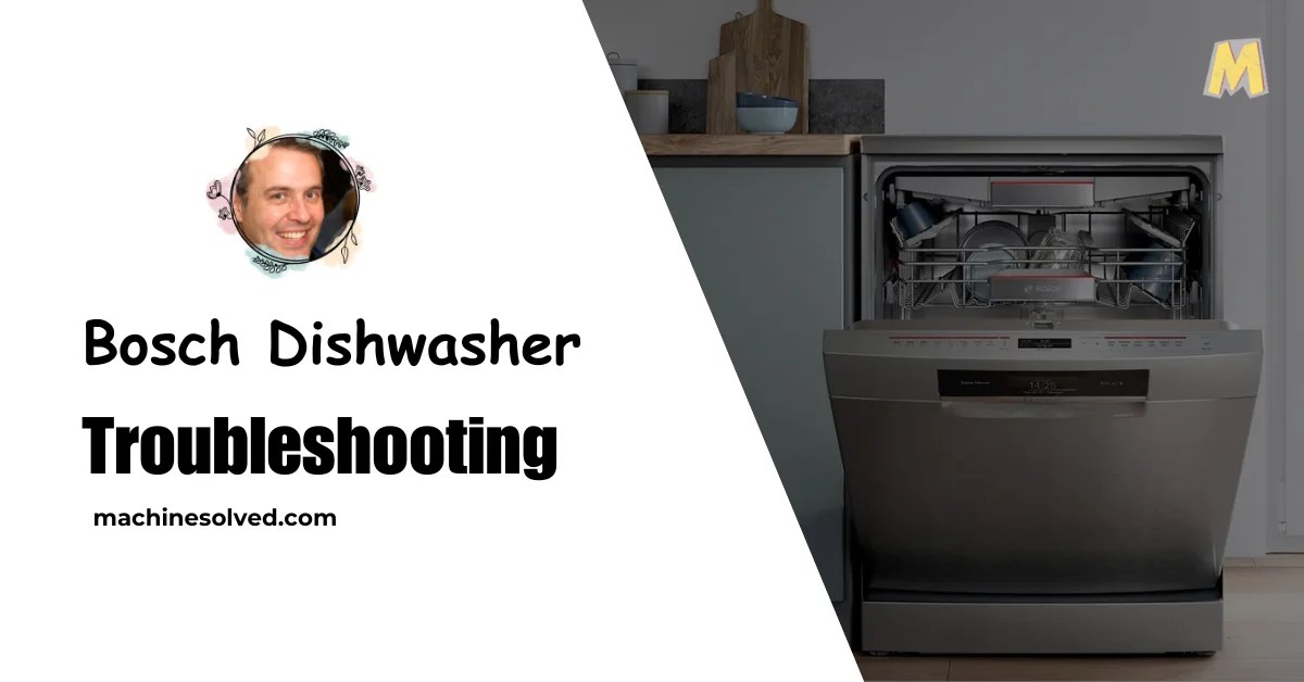 Bosch Dishwasher Not Starting Red Light Flashing Machine Solved