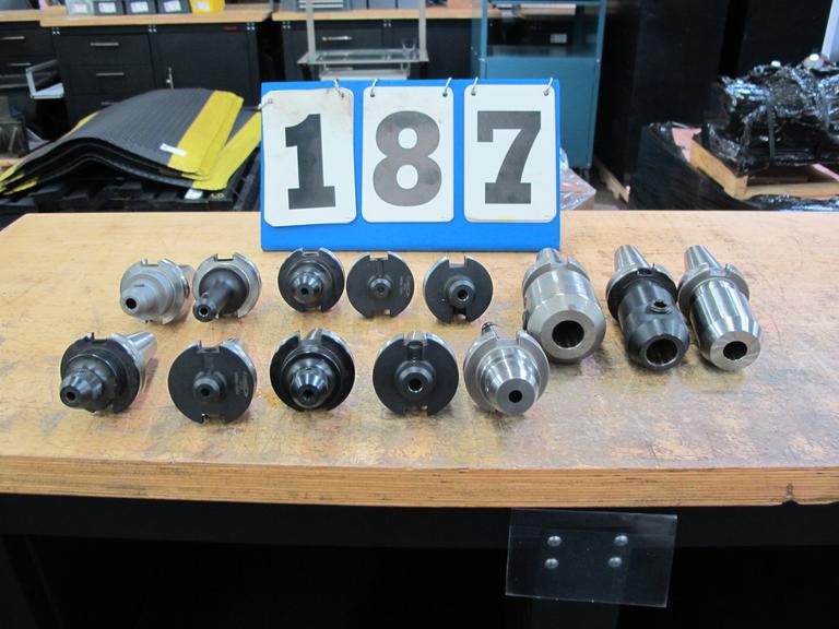 Machines Used (13) Assorted Cat40 Taper End Mill Holders as Shown